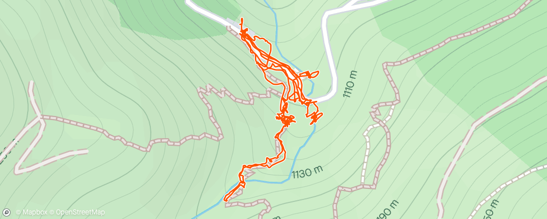 Map of the activity, Afternoon Hike