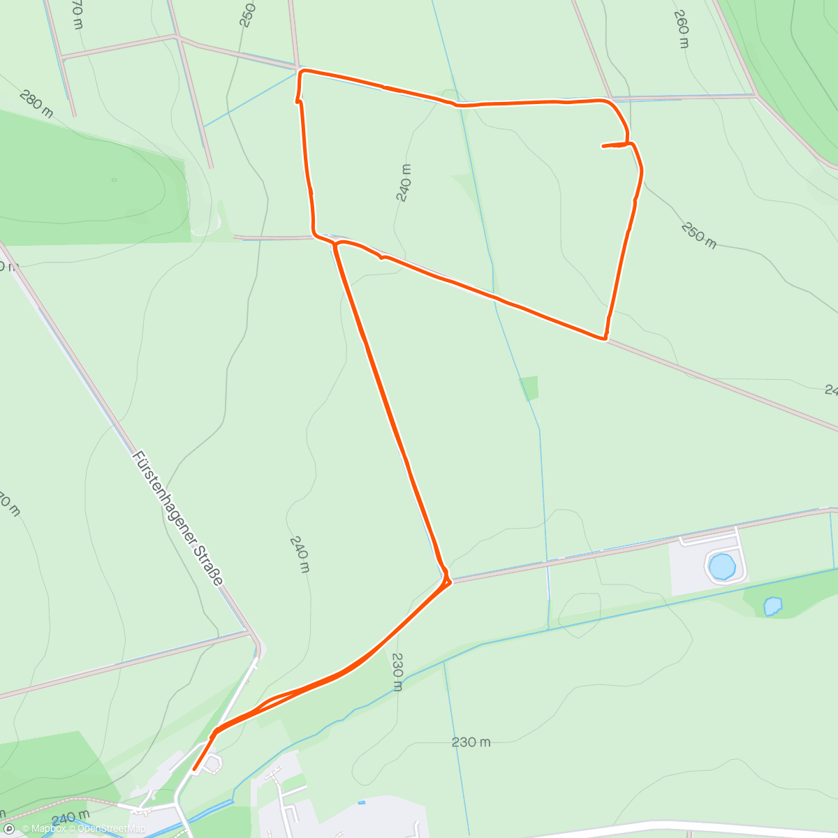 Map of the activity, Koolzaad vogelen