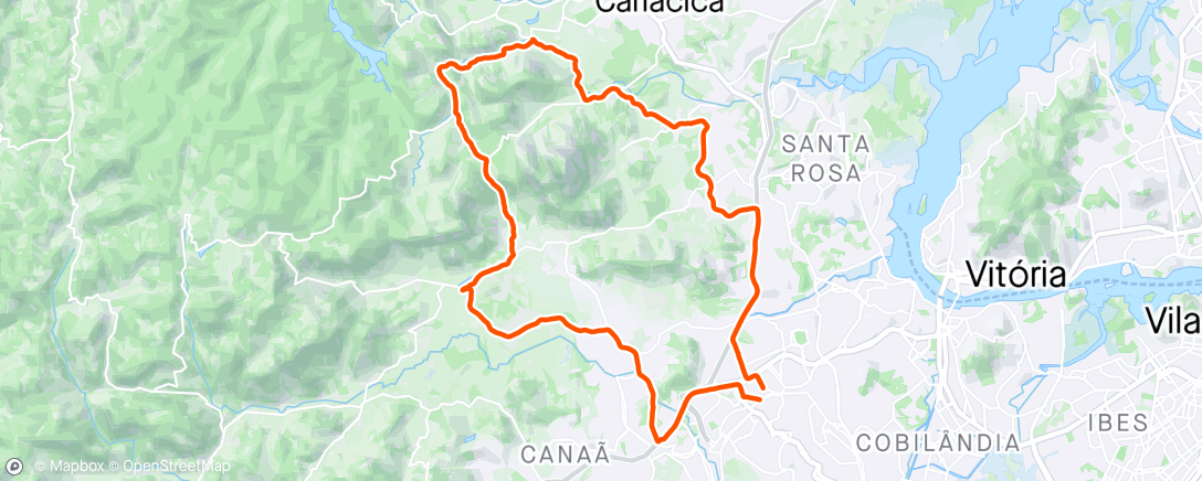Map of the activity, Giro de Quinta
