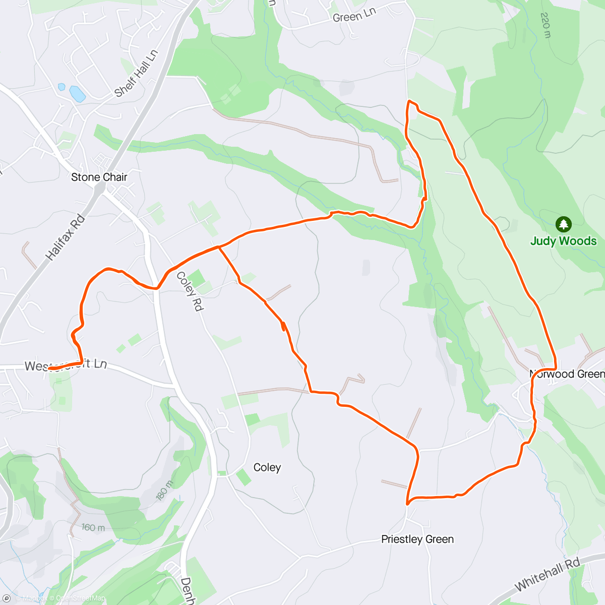 Mapa da atividade, Forgot how much I missed trail running.
