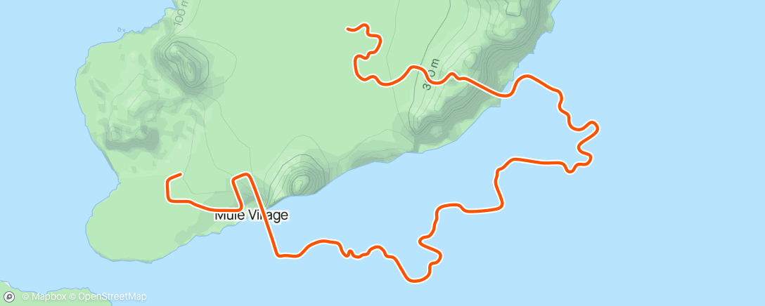 Map of the activity, Zwift - Group Ride: ZZRC Spin Out Sub 2 (D) on Watopia's Waistband in Watopia
