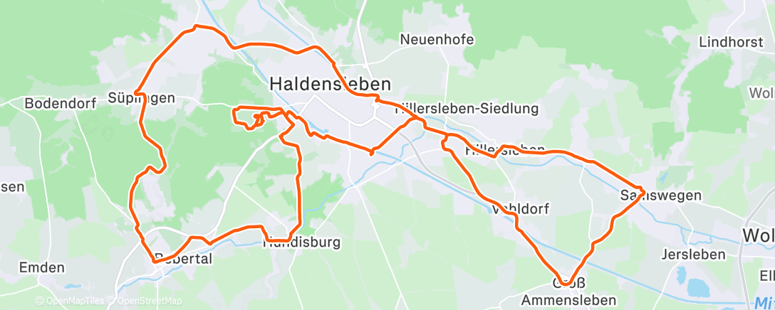 Map of the activity, Morning Gravel Bike Ride