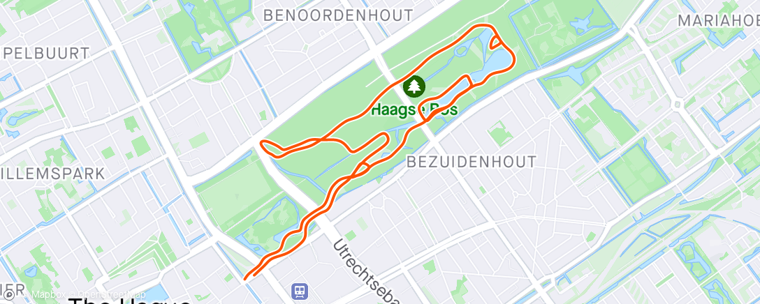 Map of the activity, Afternoon Run 🏃‍♂️ 🇳🇱