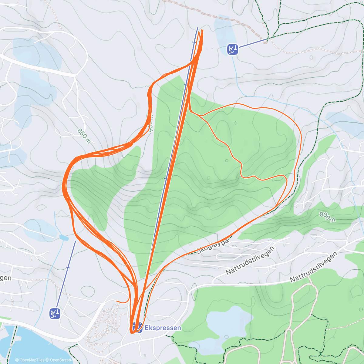 Карта физической активности (Poslední Snowbič jako rozloučení se Šůšnem a celým Norskem)
