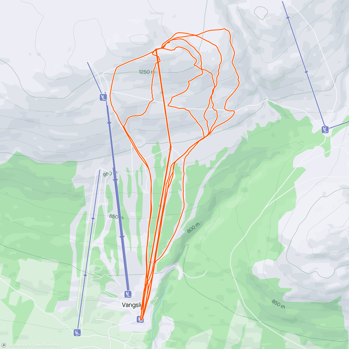Map of the activity, Sesongavslutning II