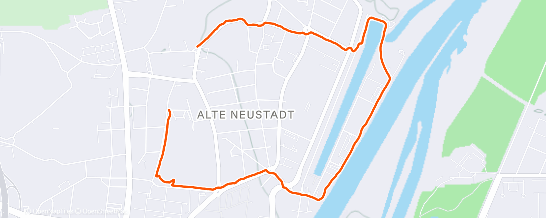 Карта физической активности (Spaziergang am Mittag)