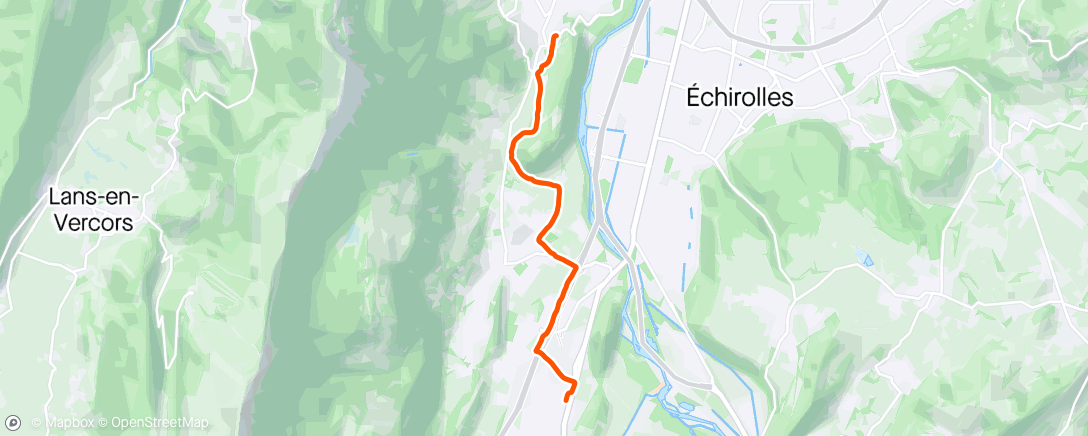 Mappa dell'attività Course à pied dans l'après-midi éco gazoil n#363🏃⛽