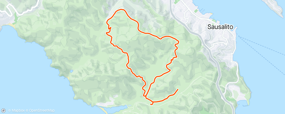 Map of the activity, Headlands after work
