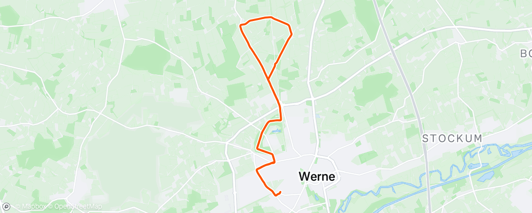 Map of the activity, LRW Lauftreff