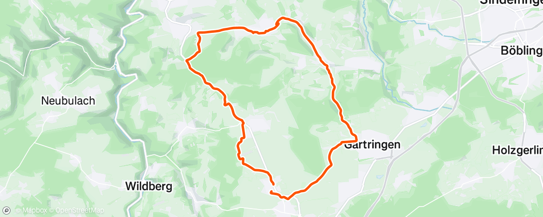 Map of the activity, Bei ca. 7°C nochmal raus