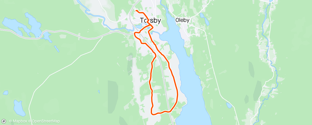 Mapa da atividade, Afternoon Mountain Bike Ride: plugg bakis