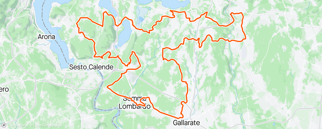 Map of the activity, Fiandre Varesino 2024