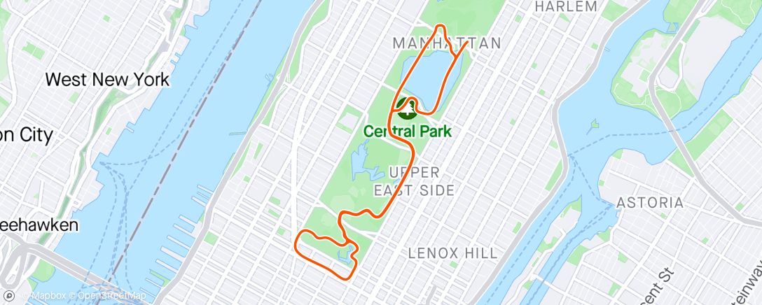 Map of the activity, Zwift - 05. Endurance Ascent in New York