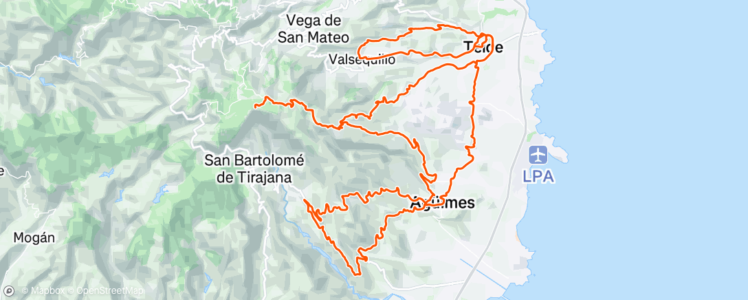 Karte der Aktivität „Total Energies GF Pico de las Nieves”