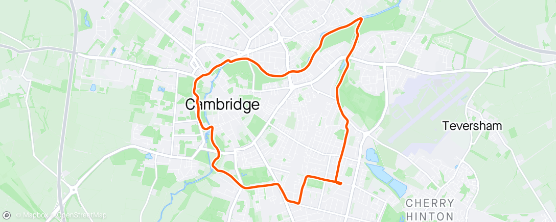 Map of the activity, First decent run in what feels like ages