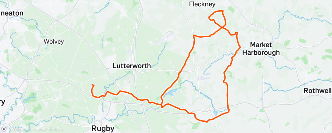 Map of the activity, Morning Ride