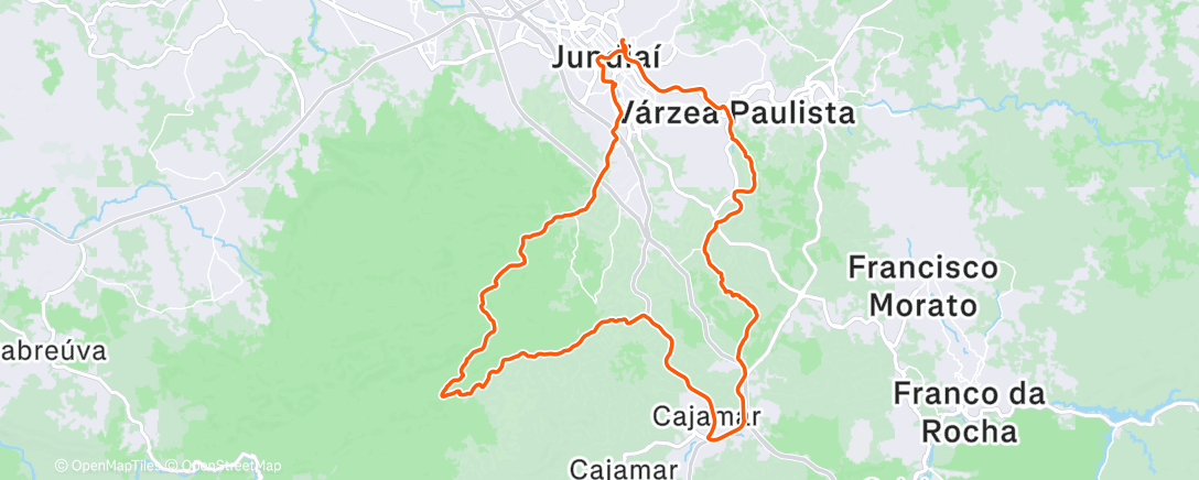 Карта физической активности (Pedalada matinal)