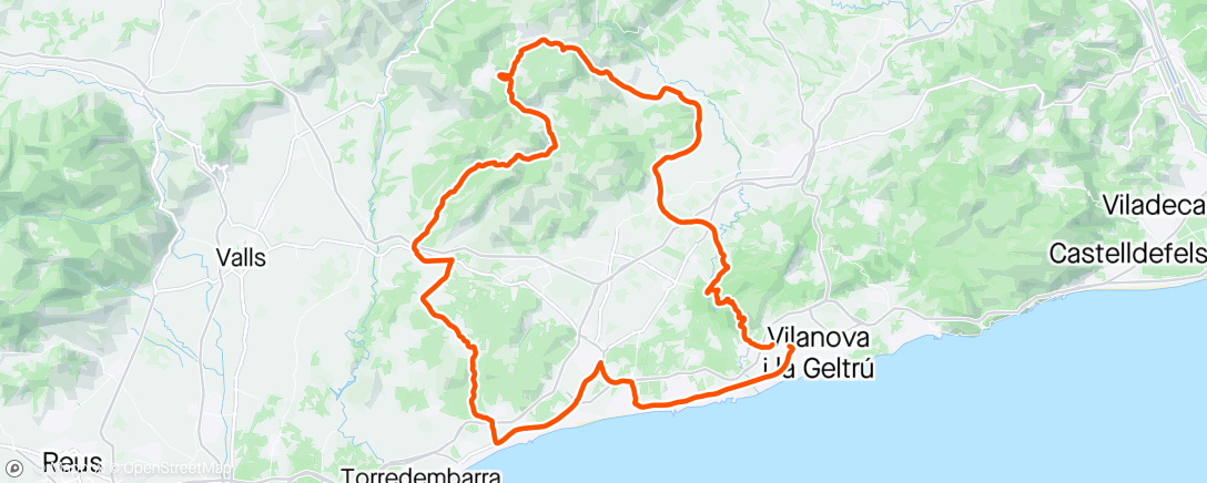 Map of the activity, Vilanova Roda de Berà Pontons