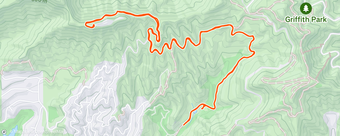 Map of the activity, Lunch Hike