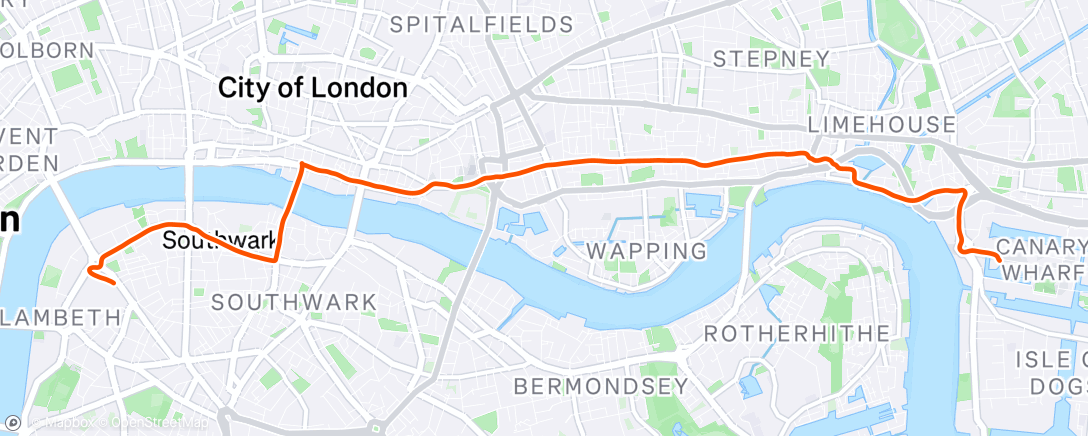 Map of the activity, Afternoon Ride