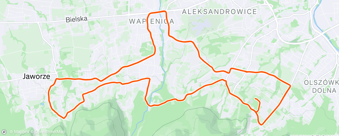Map of the activity, polski