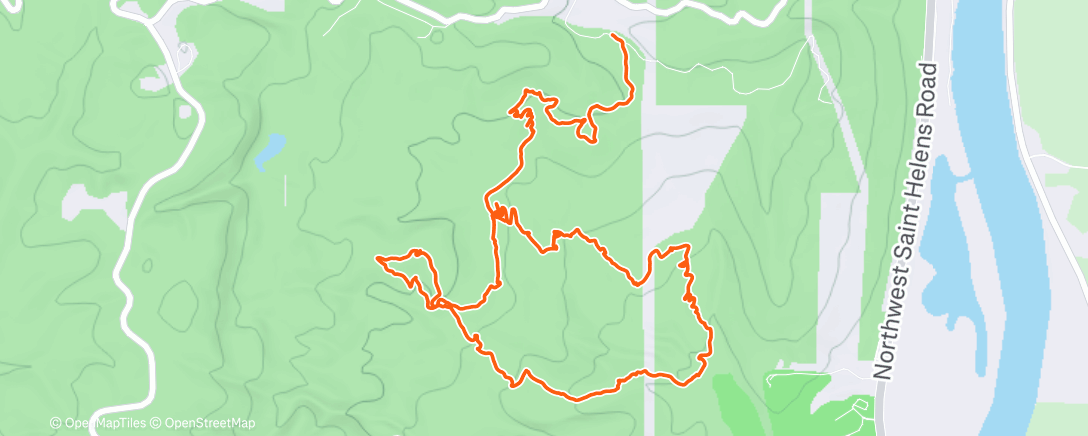 Map of the activity, Lunch E-Mountain Bike Ride
