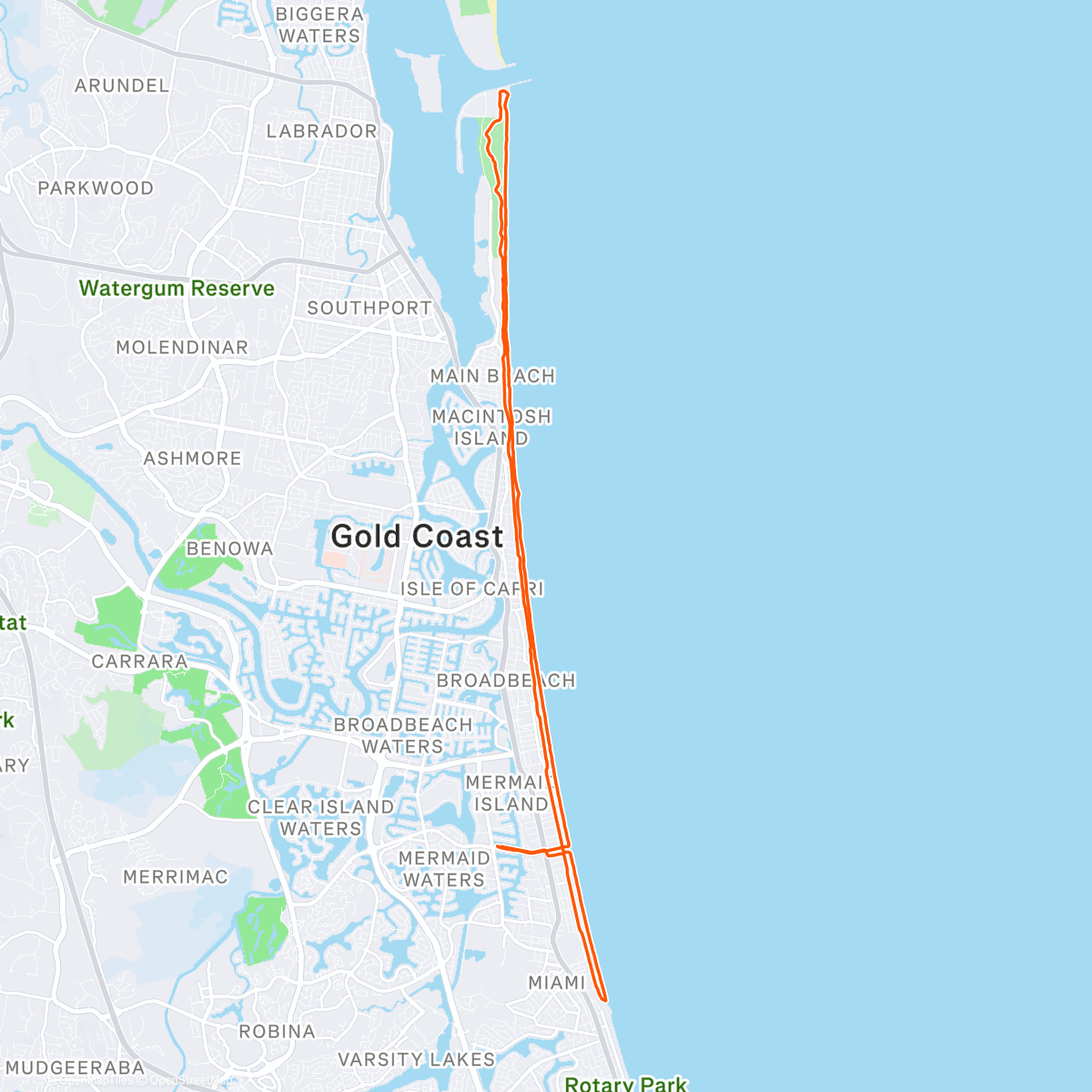 Карта физической активности (Morning Mountain Bike Ride)