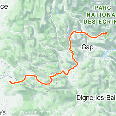 Apt - Orcières Merlette | 130.9 mi Cycling Route on Strava