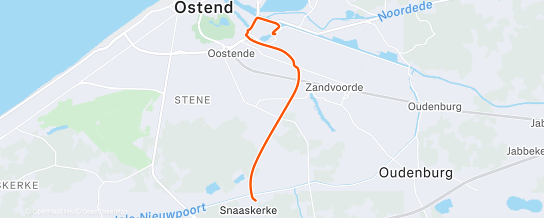 Карта физической активности (Middagrit)