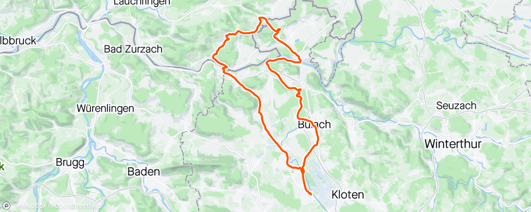 Map of the activity, Morning Ride