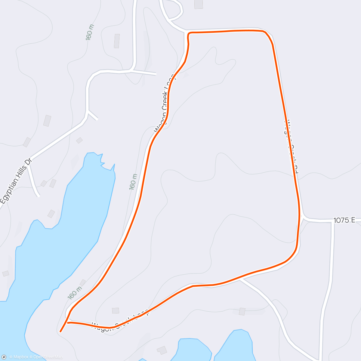 Map of the activity, Getaway day walk