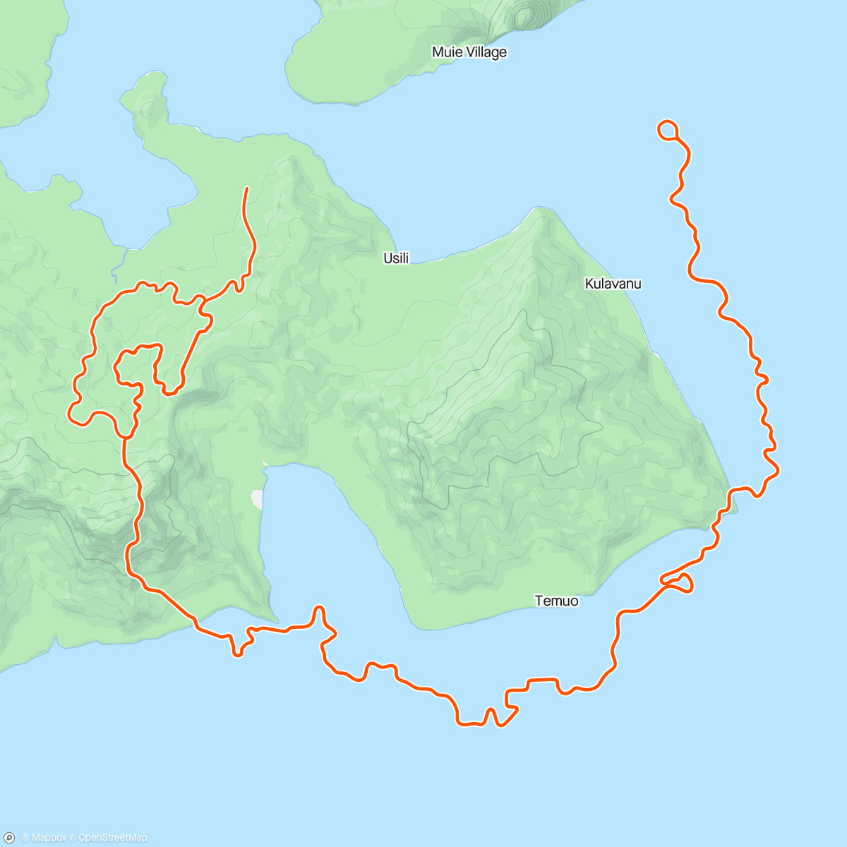 Map of the activity, Zwift - 2x20min/S3 in Watopia