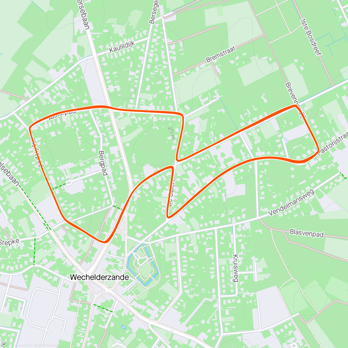 Mapa de la actividad, Zandkastelenkoers Lille: valpartij