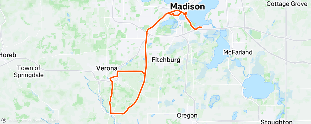 Map of the activity, Reverse Paoli with Mel