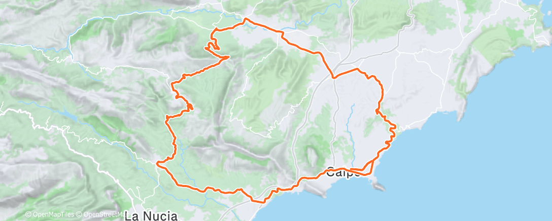 Map of the activity, Burning legzz 😮‍💨