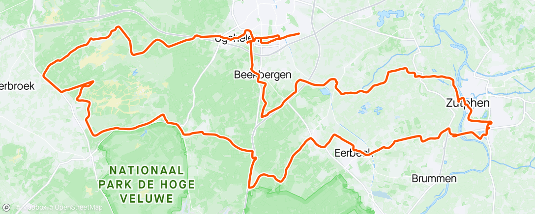 Carte de l'activité Ochtendrit gelre toertocht met 10 🦅🦅🦅