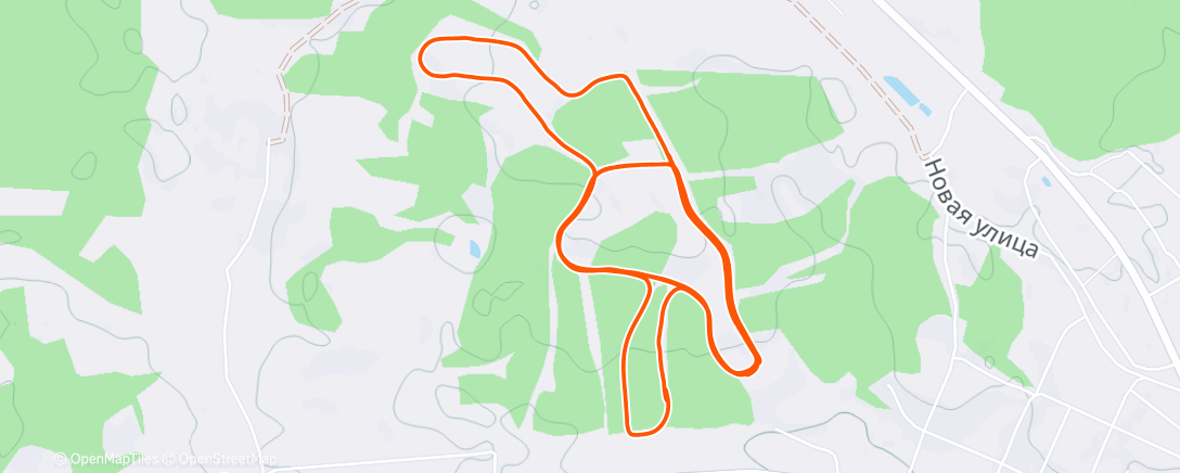 Map of the activity, Интервалы по Омутнински