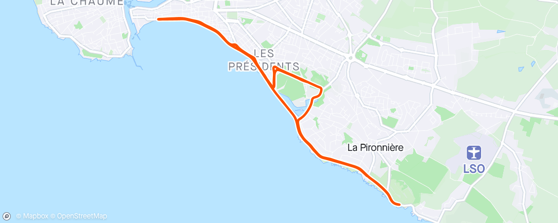 Map of the activity, Semi marathon des sables