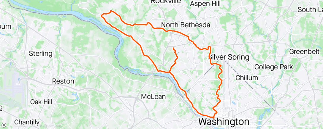 Map of the activity, Nice ride with Gonz