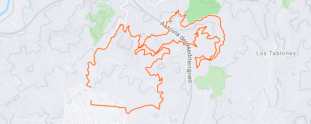 Map of the activity, Motril