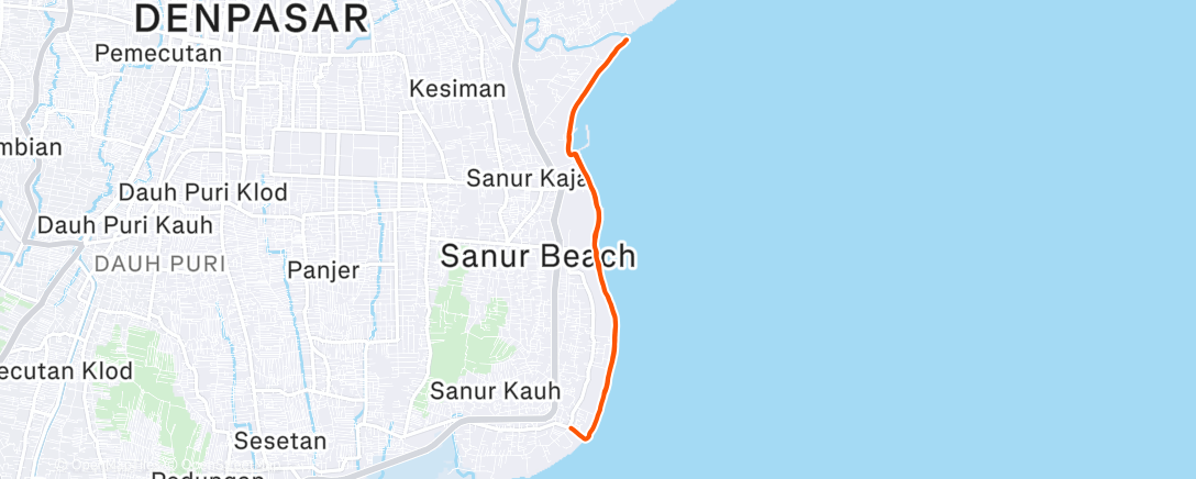 Карта физической активности (Morning Run)