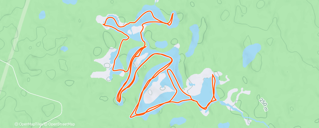 Map of the activity, Nyårsskridskor!