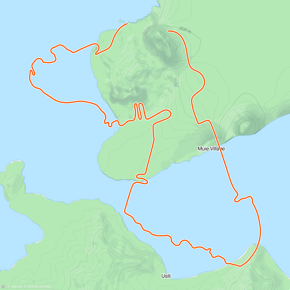 Map of the activity, Zwift - Kittels Sprintkuk in Watopia