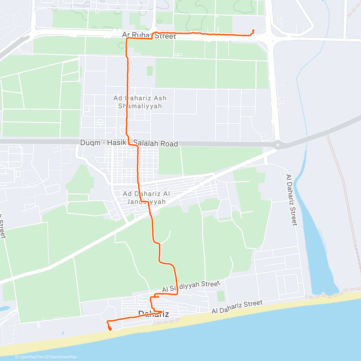 Map of the activity, Z pláže přes plantáže 🍌🥥