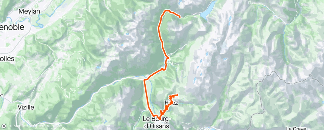 Mapa de la actividad, Reco Tour de France final étape 8