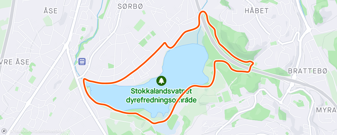 「Venneløpet」活動的地圖