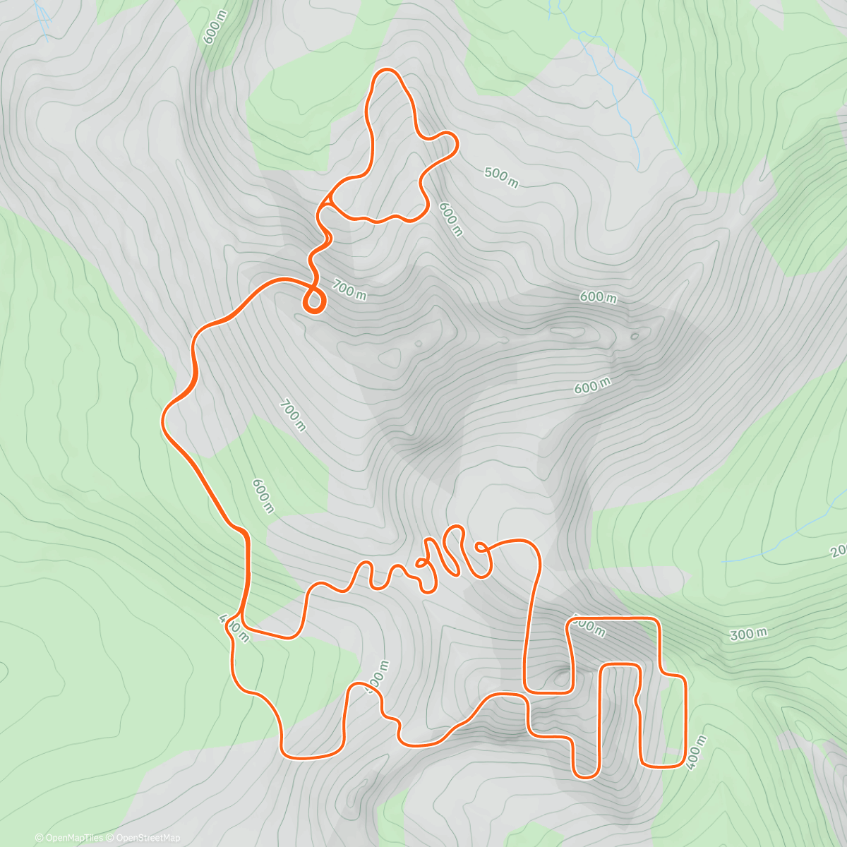 Карта физической активности (Zwift - 20-40's in Scotland)