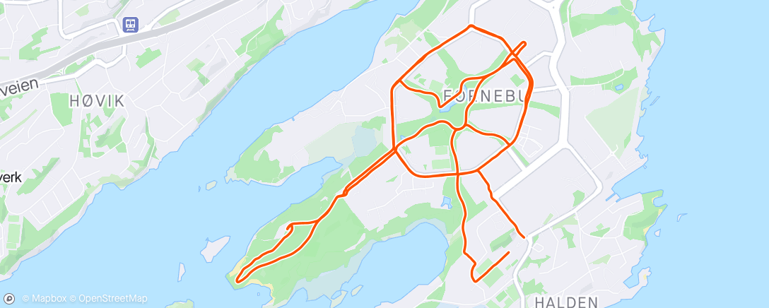 Map of the activity, Fornebu
