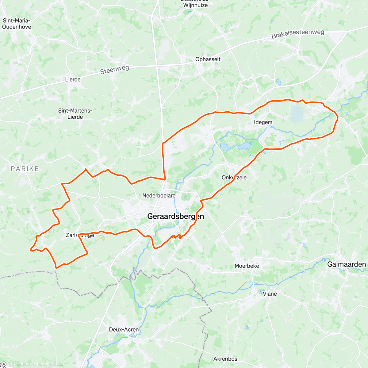 Map of the activity, ☀️ met Arne