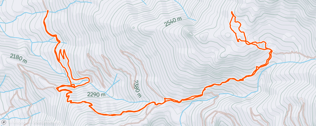 Map of the activity, Chimney Canyon w Fred